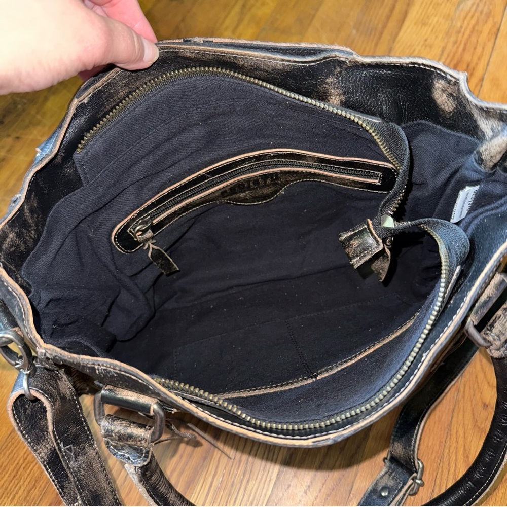 BED|STU Black Leather Shoulder Bag - Picture 7 of 7